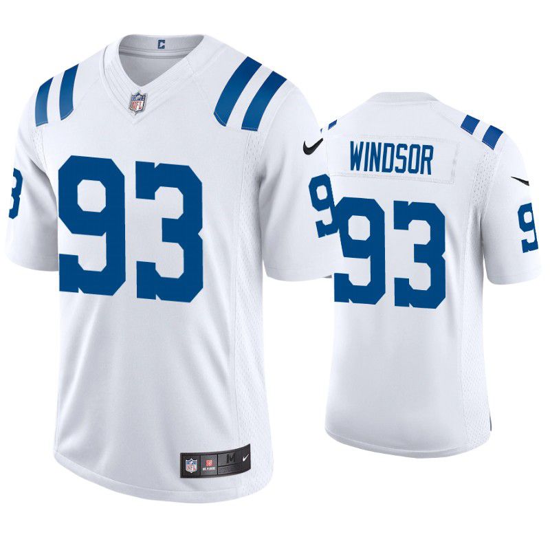 Men Indianapolis Colts #93 Rob Windsor Nike White Limited NFL Jersey